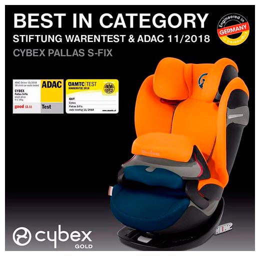 cybex pallas s-fix кресло 1-2-3 в машину